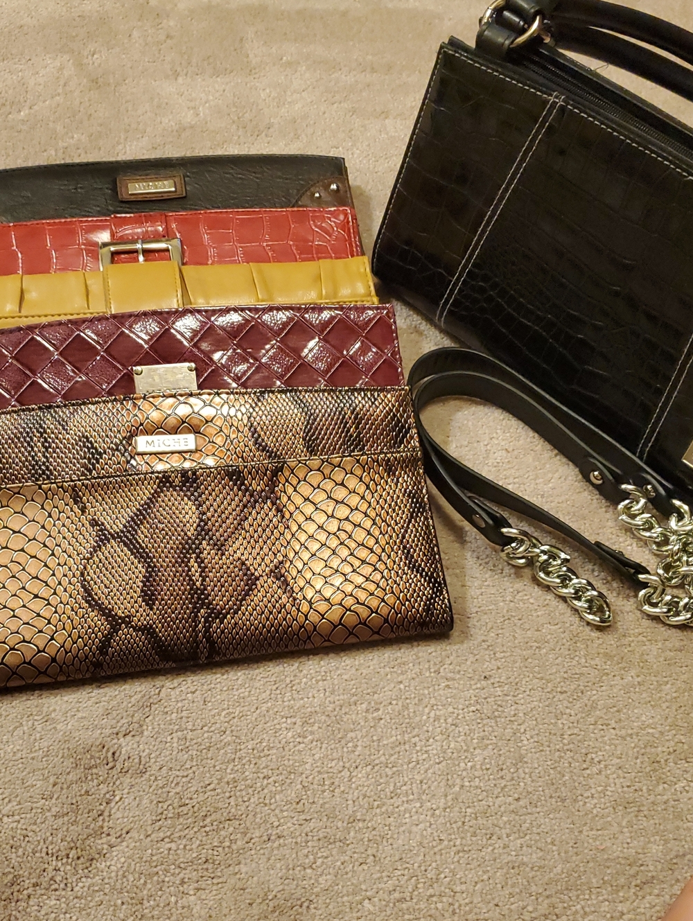 MICHE Handbag With 6 Different Covers & 2 Handles